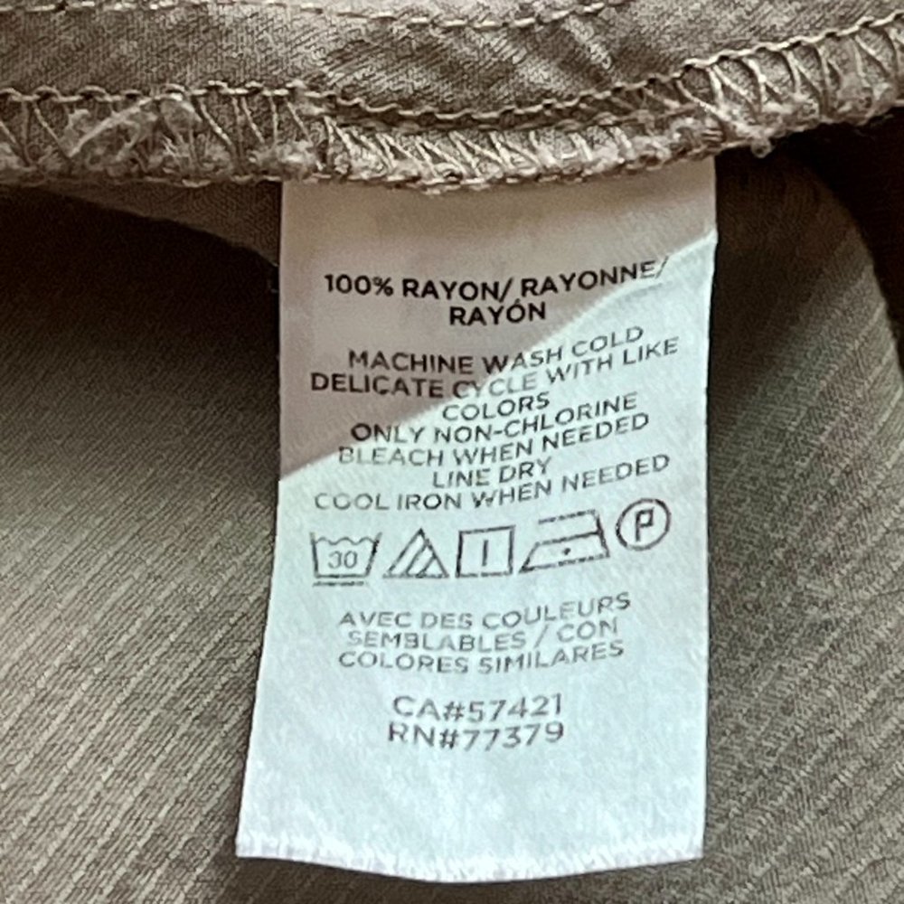 Ann Taylor Gray Button Down Blouse - image 3